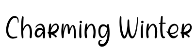 Charming Winter Font Image