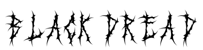 Black Dread Font Image