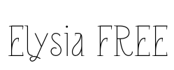 Elysia FREE Font Image