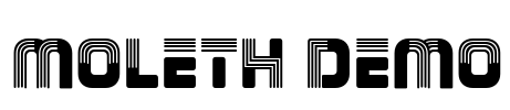 Moleth Demo Font Image