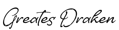Greates Draken Font Image