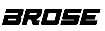 Brose Font Image