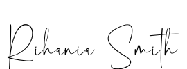 Rihania Smith Font Image