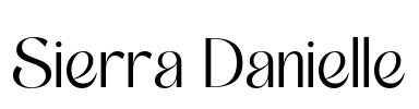 Sierra Danielle Font Image