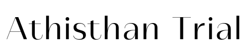 Athisthan Trial Font Image