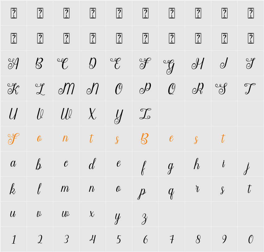 Angella Character Map