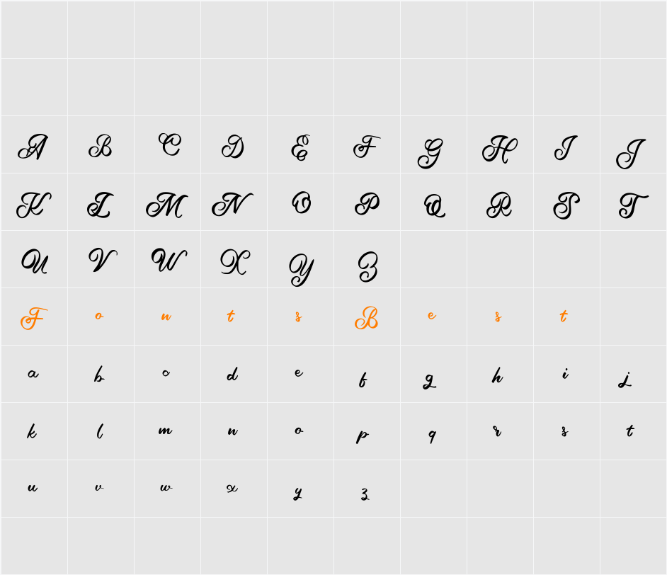 Aella FREE Character Map