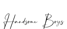 Handsome Boys Font Image