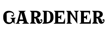 Gardener Font Image