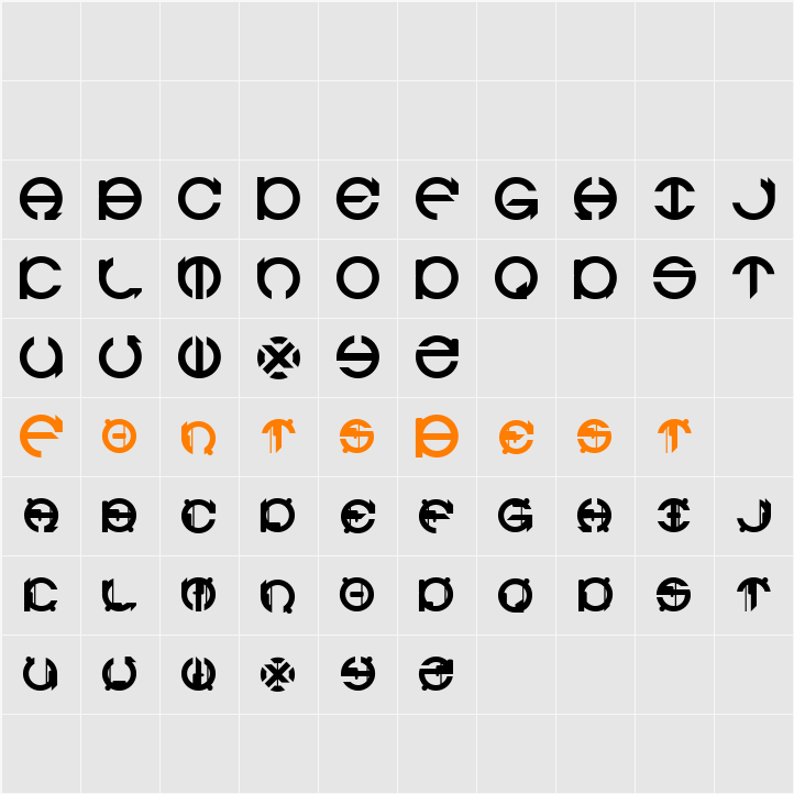 Cuez_Ver6 Character Map