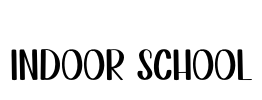 Indoor School Font Image