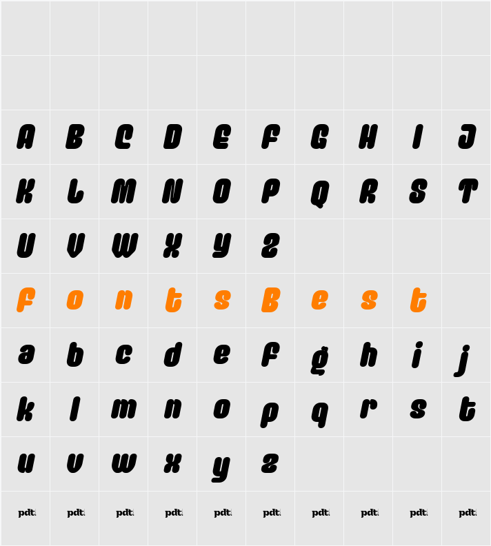 AENOS Character Map