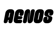 AENOS Font Image