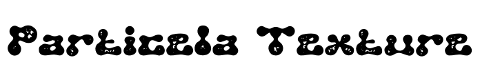 Particela Texture Font Image
