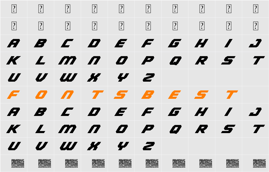 Racing Energy Character Map