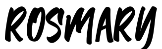 Rosmary Font Image