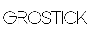 GROSTICK Font Image