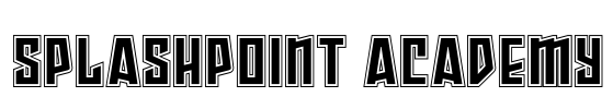 Splashpoint Academy Font Image