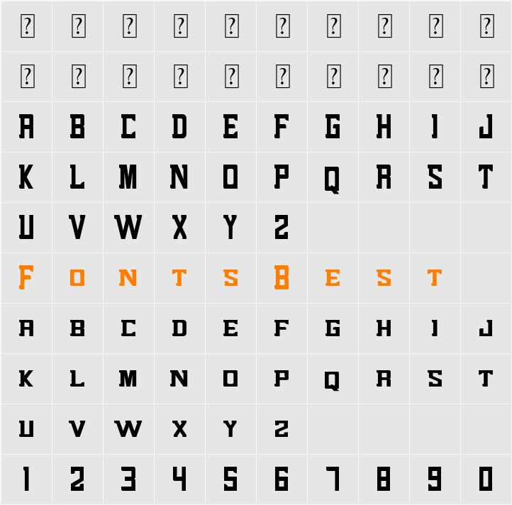alenikh Character Map