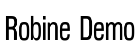 Robine Demo Font Image