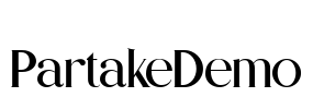 PartakeDemo Font Image