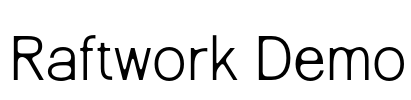 Raftwork Demo Font Image