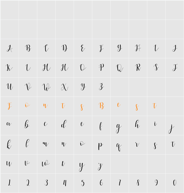 Amelisa Character Map