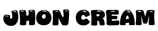 Jhon Cream Font Image