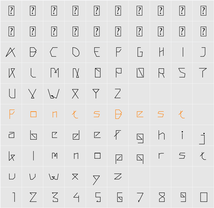 raxye Character Map
