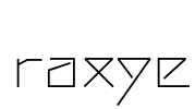 raxye Font Image