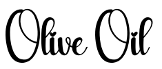Olive Oil Font Image