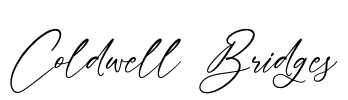 Coldwell Bridges Font Image