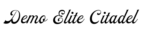 Demo Elite Citadel Font Image