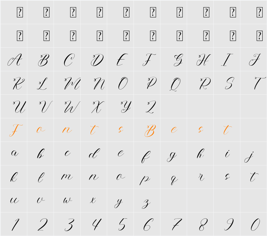 NCL Boojew Lestap Character Map