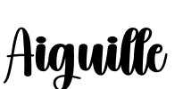 Aiguille Font Image