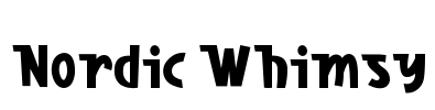 Nordic Whimsy Font Image
