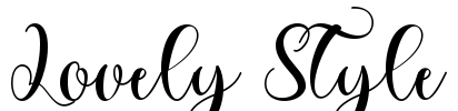 Lovely Style Font Image
