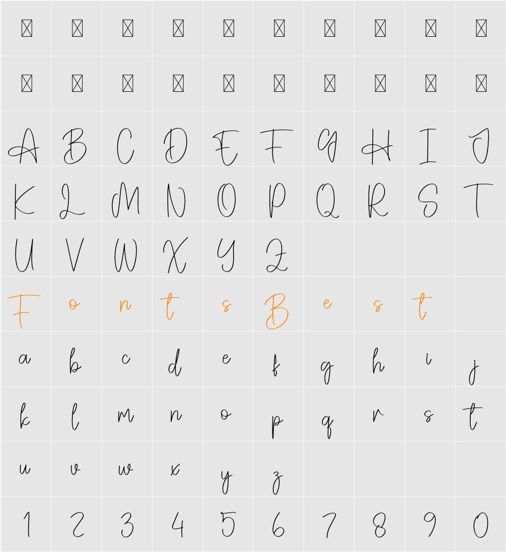 Tropycal Character Map