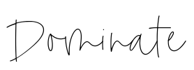 Dominate Font Image