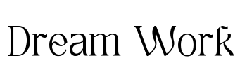 Dream Work Font Image