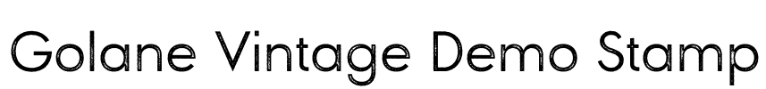 Golane Vintage Demo Stamp Font Image