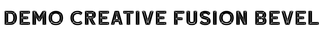 Demo Creative Fusion Bevel Font Image