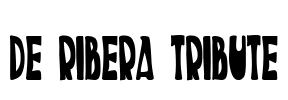 De Ribera Tribute Font Image