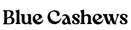 Blue Cashews Font Image