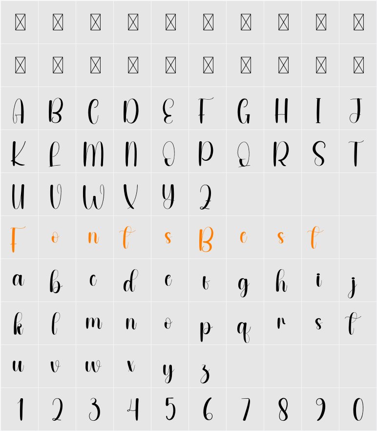 Valuntary Character Map