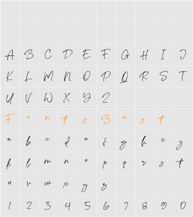 Sidneyland Character Map
