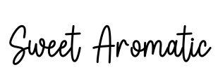 Sweet Aromatic Font Image