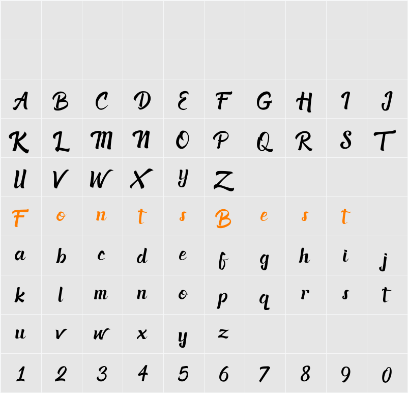 Acknesia Character Map