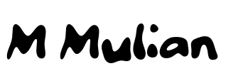 M Mulian Font Image