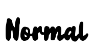 Normal Font Image